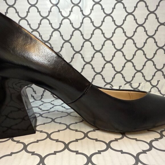 ZARA BASIC COLLECTION Black Block Heel Pumps - Picture 6 of 9